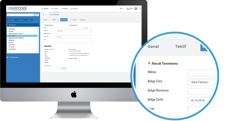 Assistcool Borç Alacak Yönetimi